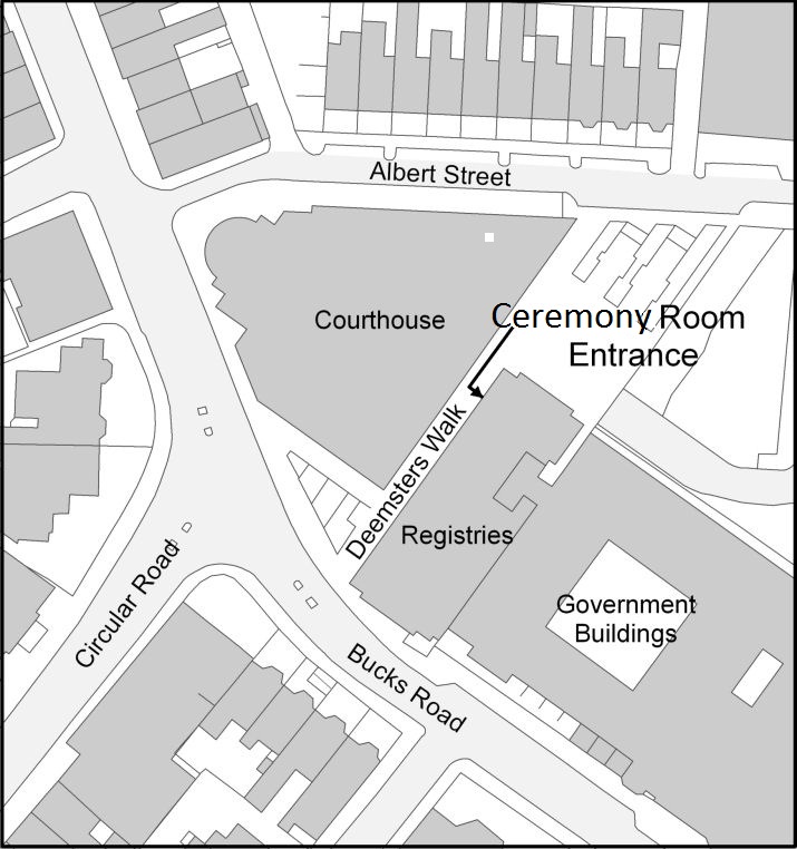 Map of Courthouse Buildings