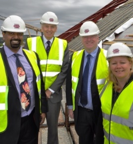 Minister Tops Out Neonatal Unit