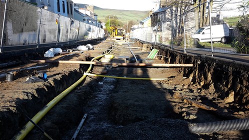 Temporary reopening of main road in Foxdale for TT