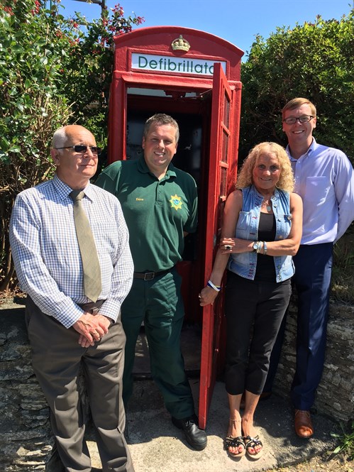 Phone Boxes converted to Defibrillator kiosks