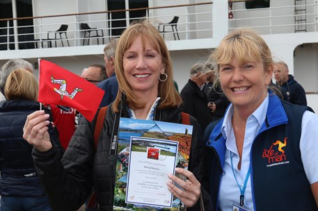 Isle of Man Post Office supports Cruise Isle of Man with 50,000th passenger celebrations