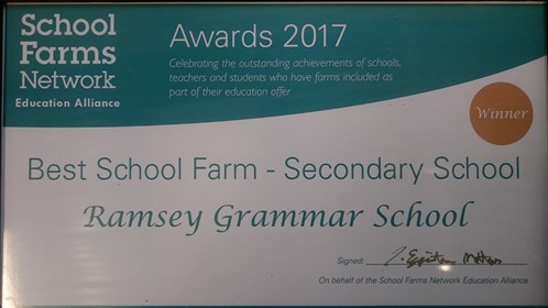 Best school farm award