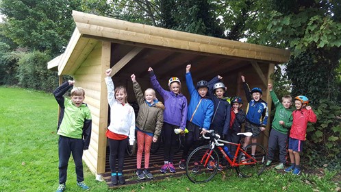 Ballaugh cycle shelter