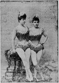 Aerial Gymnasts, The Ongar Sisters, 1896
