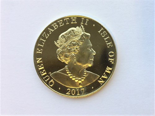 Christmas £5 coin front
