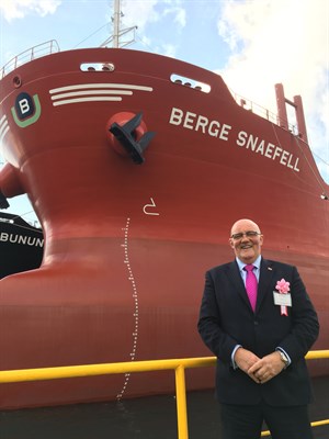 Berge Bulk Ship named in honour of the Isle of Man