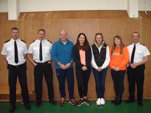Prison experience day - guests and officers