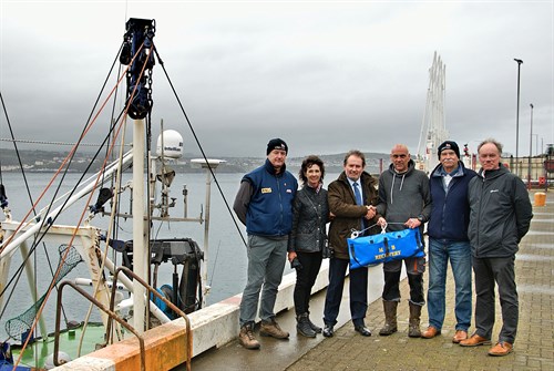 New recovery ladders for Island’s fishing fleet improve safety