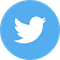 Round Twitter logo