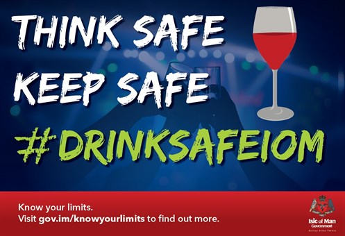 Think safe keep safe drink safety campaign poster