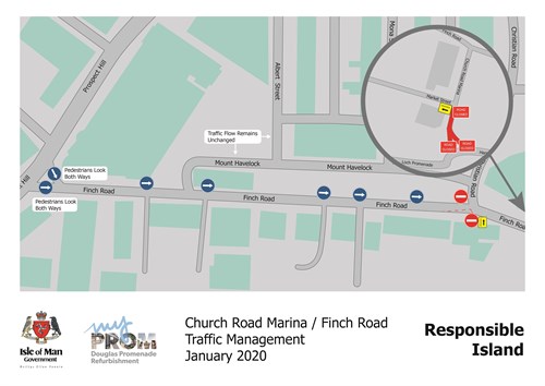 MyProm finch road closure map