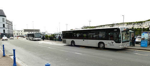 Bus vannin at Bus station