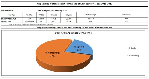 King Scallop Uptake report Week 10