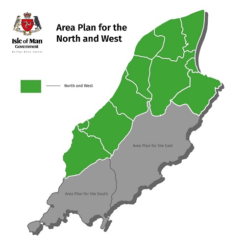 Area plan for the north and west map