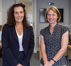 Employment Services IT Training Manager Susannah Howard-Snowden and Assistant IT Trainer Julie Chesterson