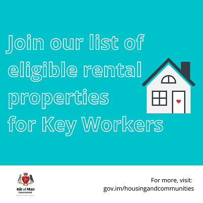 Join our list of eligible rental properties for key workers poster