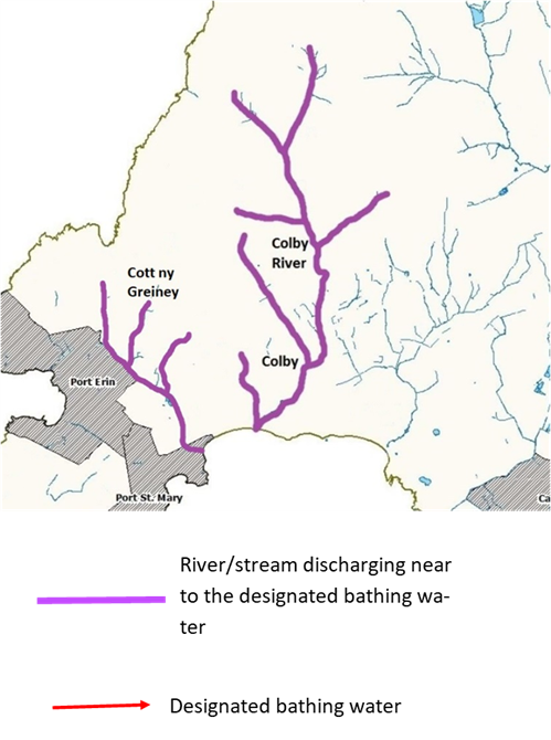 Brewery Bay streams and rivers map