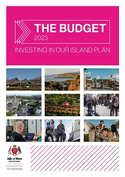 The Budget 2023 - Investing in our Island Plan - full Pink Book cover