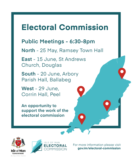Electroal Commission public meetings throughout the Island