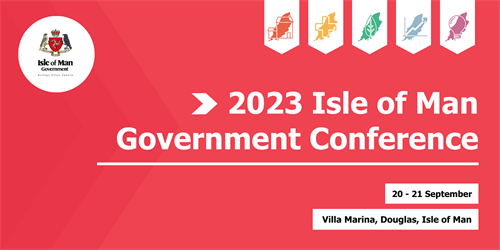 2023 Isle of Man Government Conference banner