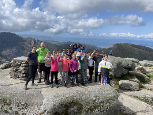 Jurby pupils conquer Isle of Arran in annual adventure