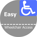 Easy wheelchair access prow grading symbol