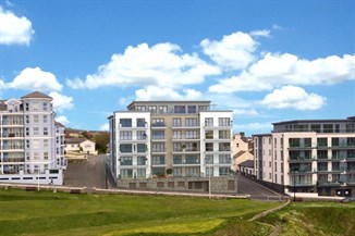 Artist's impression of potential development of Ocean Castle, Port Erin