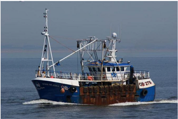 Picture of the Star of Jura fishing boat which illegally fished in Manx waters December 2022