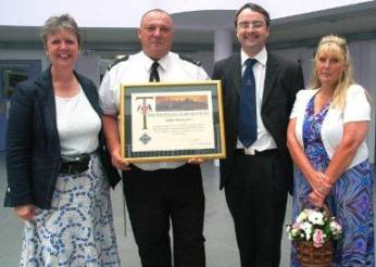 Prison officer is first recipient of Ministerial Commendation